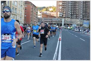 Foto 549 de la carrera en Torre Iberdrola y puente de Deusto