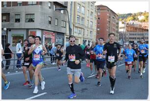 Foto 550 de la carrera en Torre Iberdrola y puente de Deusto