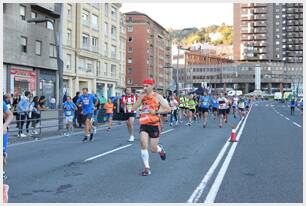 Foto 556 de la carrera en Torre Iberdrola y puente de Deusto