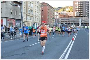 Foto 557 de la carrera en Torre Iberdrola y puente de Deusto