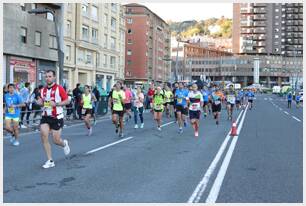 Foto 558 de la carrera en Torre Iberdrola y puente de Deusto