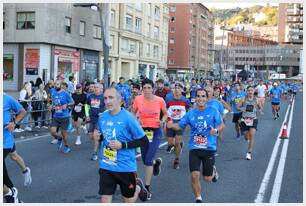 Foto 566 de la carrera en Torre Iberdrola y puente de Deusto