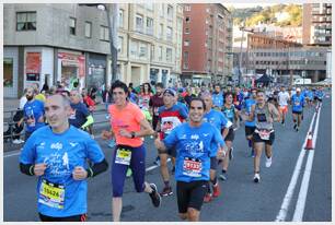 Foto 568 de la carrera en Torre Iberdrola y puente de Deusto