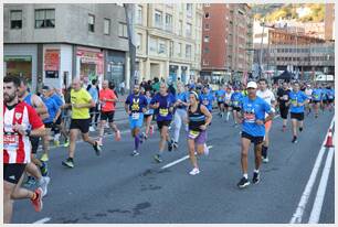 Foto 569 de la carrera en Torre Iberdrola y puente de Deusto