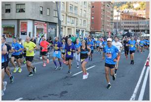 Foto 570 de la carrera en Torre Iberdrola y puente de Deusto