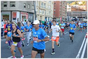 Foto 572 de la carrera en Torre Iberdrola y puente de Deusto