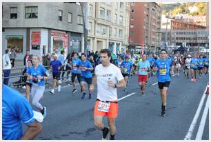 Foto 573 de la carrera en Torre Iberdrola y puente de Deusto