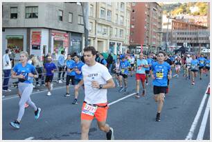 Foto 574 de la carrera en Torre Iberdrola y puente de Deusto