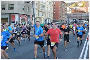 Foto 576 de la carrera en Torre Iberdrola y puente de Deusto