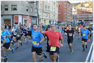 Foto 577 de la carrera en Torre Iberdrola y puente de Deusto