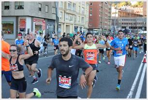 Foto 580 de la carrera en Torre Iberdrola y puente de Deusto