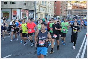 Foto 586 de la carrera en Torre Iberdrola y puente de Deusto