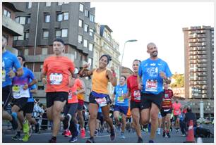 Foto 650 de la carrera en Torre Iberdrola y puente de Deusto