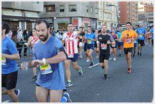 Foto 666 de la carrera en Torre Iberdrola y puente de Deusto