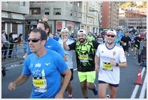 Foto 678 de la carrera en Torre Iberdrola y puente de Deusto