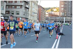 Foto 680 de la carrera en Torre Iberdrola y puente de Deusto