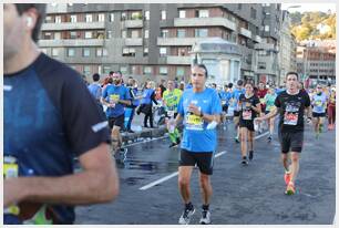 Foto 685 de la carrera en Torre Iberdrola y puente de Deusto