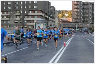 Foto 730 de la carrera en Torre Iberdrola y puente de Deusto