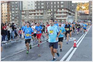 Foto 755 de la carrera en Torre Iberdrola y puente de Deusto