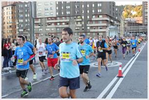 Foto 756 de la carrera en Torre Iberdrola y puente de Deusto