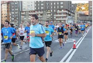 Foto 757 de la carrera en Torre Iberdrola y puente de Deusto