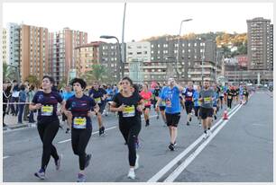 Foto 827 de la carrera en Torre Iberdrola y puente de Deusto