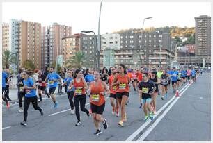 Foto 833 de la carrera en Torre Iberdrola y puente de Deusto