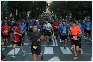 Foto 360 de la carrera en Gran Via